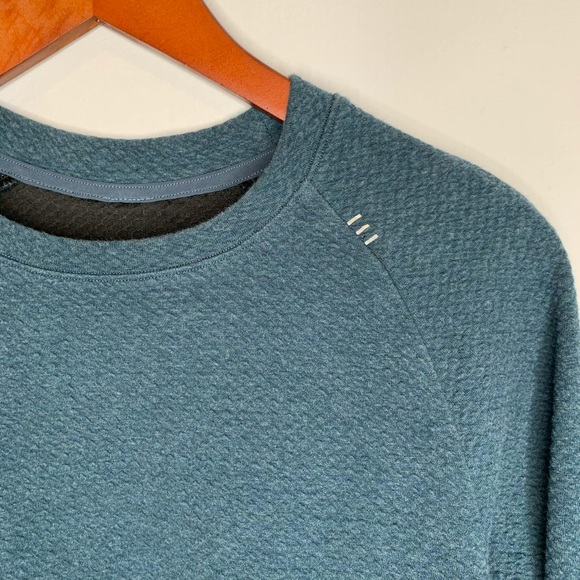 lululemon athletica Sweaters | Lululemon At Ease Mens Pullover Sweater Teal S | Poshmark